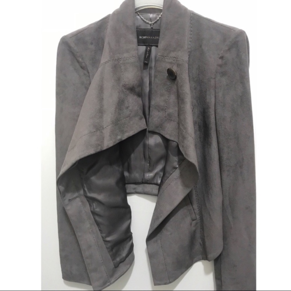 BCBG Faux Suede Jacket